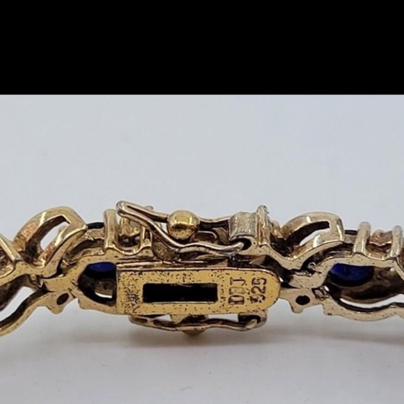 Sterling GT MILOR Italy Sapphire bracelet